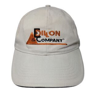 Dillon & Company Strapback Hat Cream One Size Adjustable Bayside